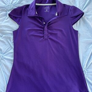 Athleta Women's Vibrant Purple Polo Shirt
